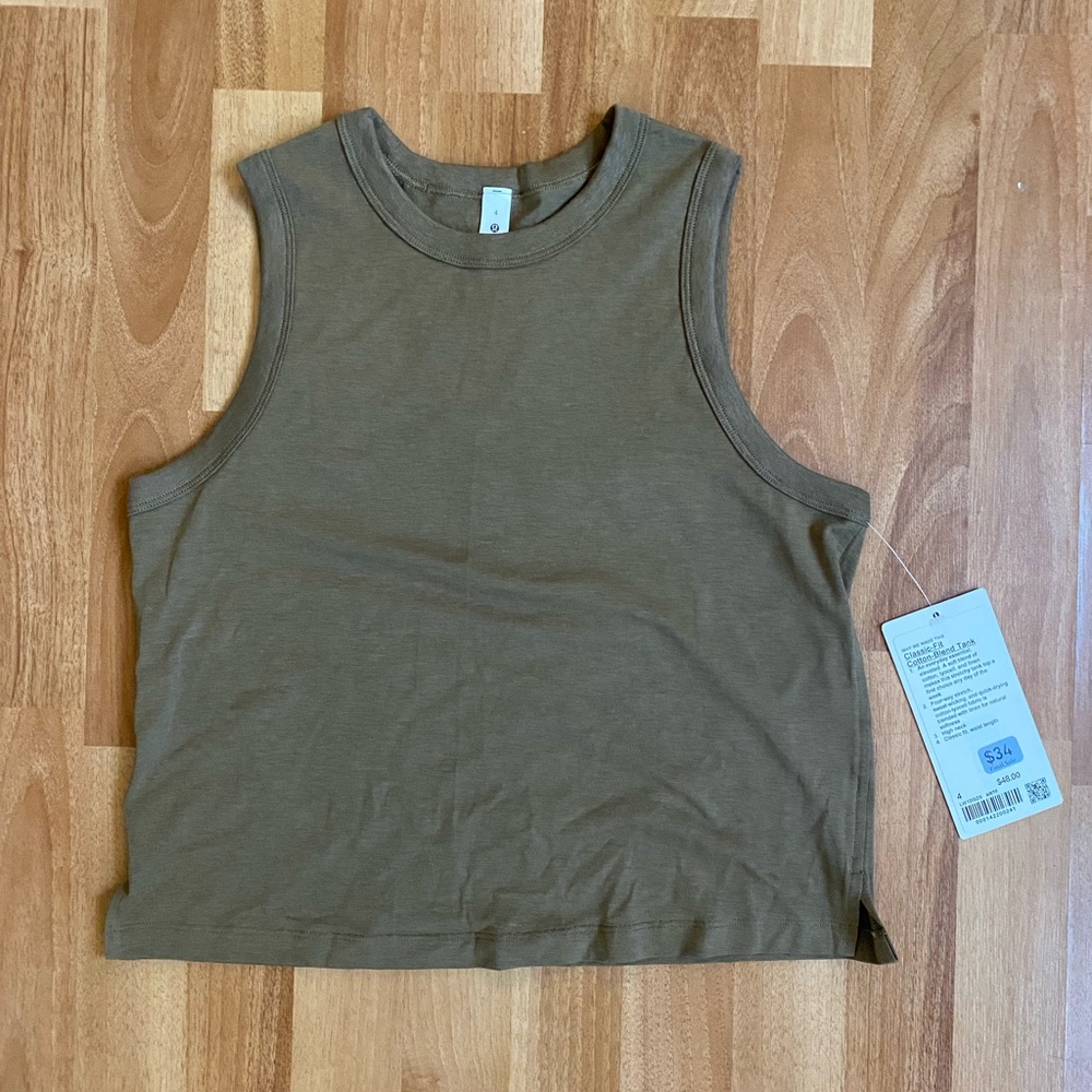 Classic-Fit Cotton-Blend Tank Lululemon
